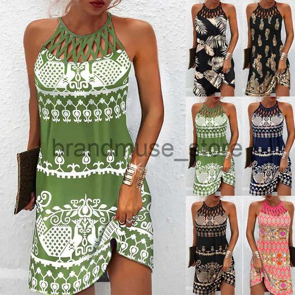 basic casual dresses summer 2023 women's elegant round neck vintage cutout neck sleeveless halter print dress hollow out floral party d, Black;gray
basic casual dresses summer 2023 women's elegant round neck vintage cutout neck sleeveless halter print dress hollow out floral party d, Black;gray