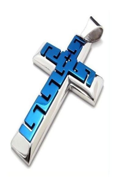 punk pendants men stainless steel slide pendant silver blue large cross vintage jewelry pendants with chain gift6848051
punk pendants men stainless steel slide pendant silver blue large cross vintage jewelry pendants with chain gift6848051