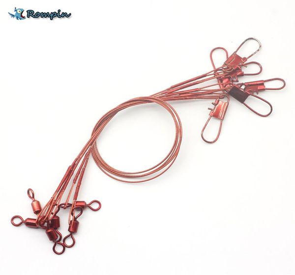 6pcs 9039039 30lb red color heavy duty wire leaders fishing line steel with swivel snap connector lure3794463
6pcs 9039039 30lb red color heavy duty wire leaders fishing line steel with swivel snap connector lure3794463