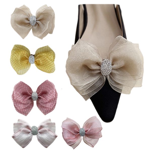 shoe parts accessories 2 pcs elegant bow shoe clips fine yarns ladies shoe decoration rhiestone lace shoe embellishment for pumps flats deco, White;pink
shoe parts accessories 2 pcs elegant bow shoe clips fine yarns ladies shoe decoration rhiestone lace shoe embellishment for pumps flats deco, White;pink