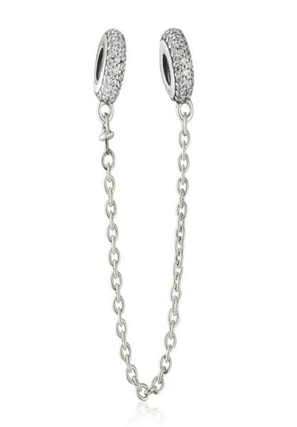 authentic 925 sterling silver sparkling crystal pave inspiration safety chain beads for diy brand bracelets jewelry accessories8124589, Black
authentic 925 sterling silver sparkling crystal pave inspiration safety chain beads for diy brand bracelets jewelry accessories8124589, Black