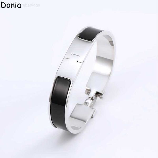 designer bracelet luxury brand her max donia jewelry luxury european and american fashion 12mm wide enamel letters titanium silver bracelet, Black
designer bracelet luxury brand her max donia jewelry luxury european and american fashion 12mm wide enamel letters titanium silver bracelet, Black