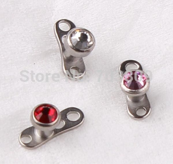 g23 titanium flat cz crystal dermal anchor piercing jewelry lot of 12pcs mix 3 color factory direct s4890062, Slivery;golden
g23 titanium flat cz crystal dermal anchor piercing jewelry lot of 12pcs mix 3 color factory direct s4890062, Slivery;golden