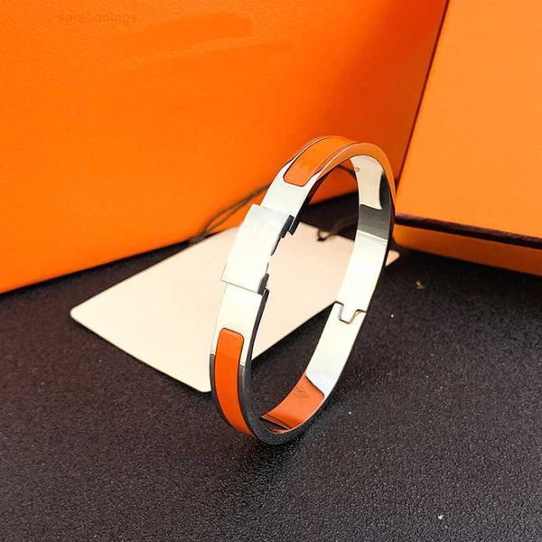 luxury brand bracelet her max bangle titanium h letter 8mm designer enamel women's bracelet fashion new style stainless steel rose gold, Black
luxury brand bracelet her max bangle titanium h letter 8mm designer enamel women's bracelet fashion new style stainless steel rose gold, Black