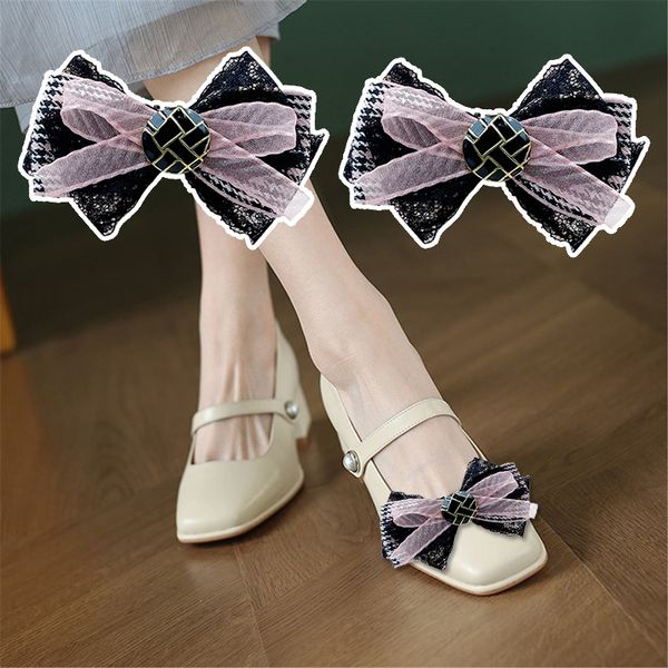 shoe parts accessories black pink bow shoe clips classic pumps shoe embellishment detachable shoe buckle diy shoe accessories for pumps flat, White;pink
shoe parts accessories black pink bow shoe clips classic pumps shoe embellishment detachable shoe buckle diy shoe accessories for pumps flat, White;pink