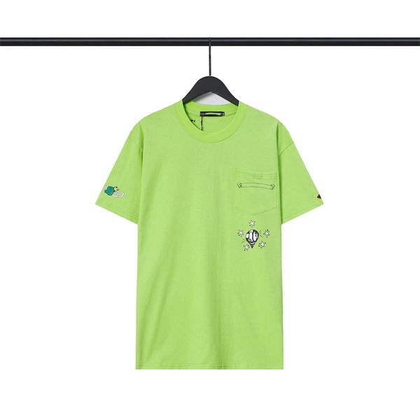 summer new men's t-shirt fashion trend designer european and american style printed personality hundred match young charm internet cele, White;black
summer new men's t-shirt fashion trend designer european and american style printed personality hundred match young charm internet cele, White;black