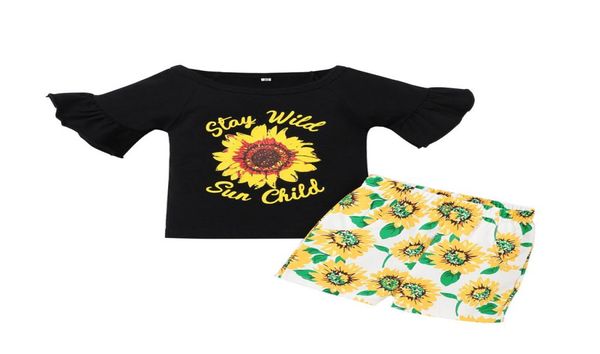 kids girls floral outfits sunflwer printed toddler baby flared sleeves tshirts elastic pocket shorts kids leisure clothes 066054414, White
kids girls floral outfits sunflwer printed toddler baby flared sleeves tshirts elastic pocket shorts kids leisure clothes 066054414, White