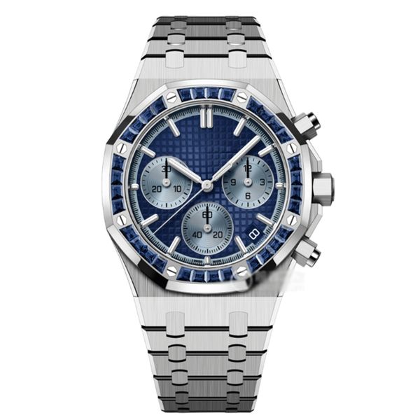 new blue dial watch men's quartz watch all stainless steel sapphire waterproof diamond luminescent watch watch montre de luxe, Slivery;brown
new blue dial watch men's quartz watch all stainless steel sapphire waterproof diamond luminescent watch watch montre de luxe, Slivery;brown