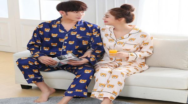 couple pyjamas women full sleeve silk satin pajama sets cartoon bear couple pajamas for women sleepwear sets pijama8768875, Black;brown
couple pyjamas women full sleeve silk satin pajama sets cartoon bear couple pajamas for women sleepwear sets pijama8768875, Black;brown