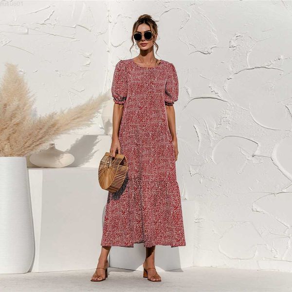 urban dresses summer polka dot plaid print robe maxi dress women elegant puff sleeve casual patchwork loose holiday party long vestidos l230, White;black
urban dresses summer polka dot plaid print robe maxi dress women elegant puff sleeve casual patchwork loose holiday party long vestidos l230, White;black