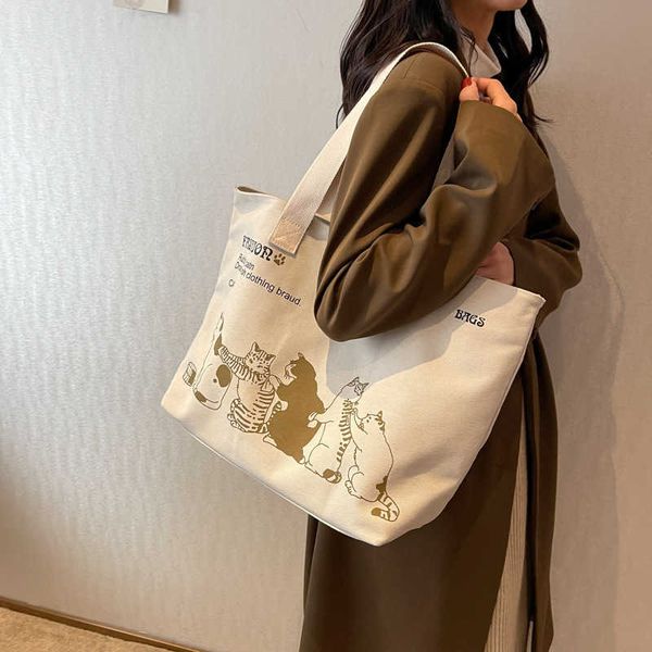 versatile ins high capacity canvas bag new western style big bag women's advanced sense small design tote bag