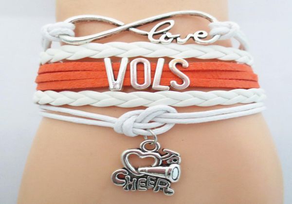 jewelry infinity love vols football bracelet sport team friendship bracelets b090966984084, Golden;silver
jewelry infinity love vols football bracelet sport team friendship bracelets b090966984084, Golden;silver
