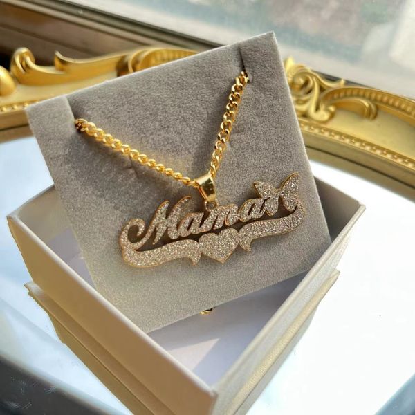 pendant necklaces kristenco customized name necklace stainless steel penadant personalized custom necklace with heart fashiion jewelry for w, Silver
pendant necklaces kristenco customized name necklace stainless steel penadant personalized custom necklace with heart fashiion jewelry for w, Silver