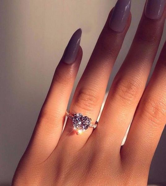 2020 crystal rhinestone heart shaped wedding rings womens big engagement rings glamour sz5108188327, Silver
2020 crystal rhinestone heart shaped wedding rings womens big engagement rings glamour sz5108188327, Silver