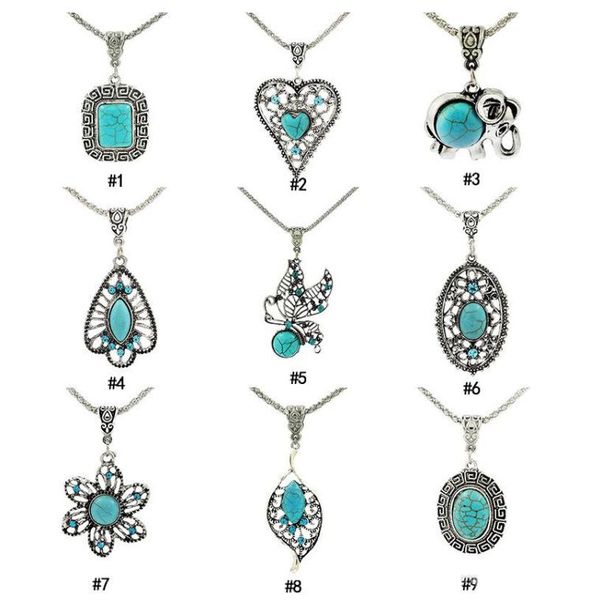 vintage turquoise necklaces square elephant heart leaves flower natural stone pendant long chains for women fashion jewelry gift2377455, Silver
vintage turquoise necklaces square elephant heart leaves flower natural stone pendant long chains for women fashion jewelry gift2377455, Silver