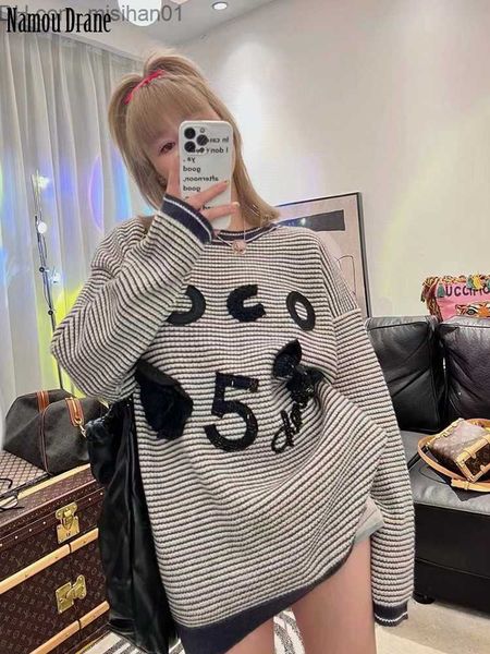 women's sweaters namou drane colorful stripe temperature sweater women's trend autumn/winter new ultra thin short knitted grade sw, White;black
women's sweaters namou drane colorful stripe temperature sweater women's trend autumn/winter new ultra thin short knitted grade sw, White;black
