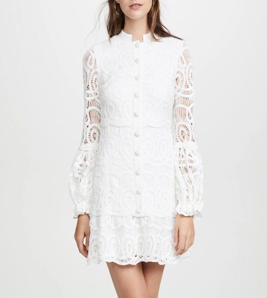 lia's latest lace embroidery ruffled lantern sleeve hollow dress8361048, Black
lia's latest lace embroidery ruffled lantern sleeve hollow dress8361048, Black