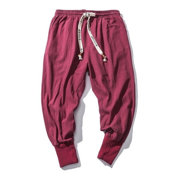 men s pants spring streetwear men harem casual cotton linen trousers korean style man jogger baggy 230711, Black
men s pants spring streetwear men harem casual cotton linen trousers korean style man jogger baggy 230711, Black