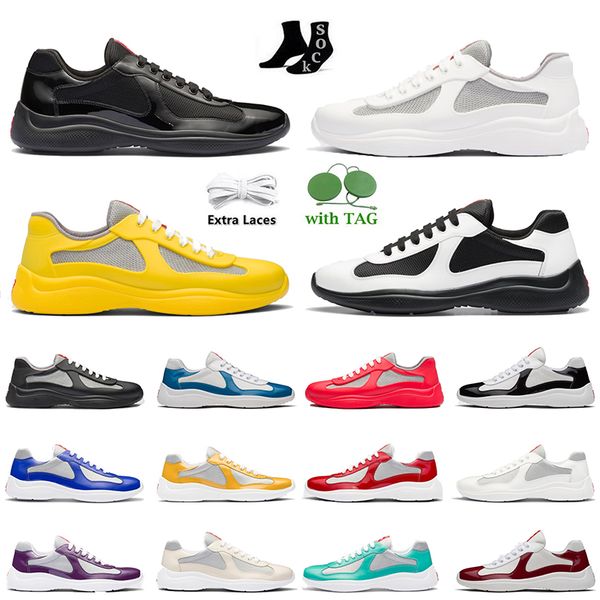 2023 designer mens americas cup xl casual shoes patent leather flat trainers low catwalk star men sneakers mesh america soft rubber and bike, Black
2023 designer mens americas cup xl casual shoes patent leather flat trainers low catwalk star men sneakers mesh america soft rubber and bike, Black