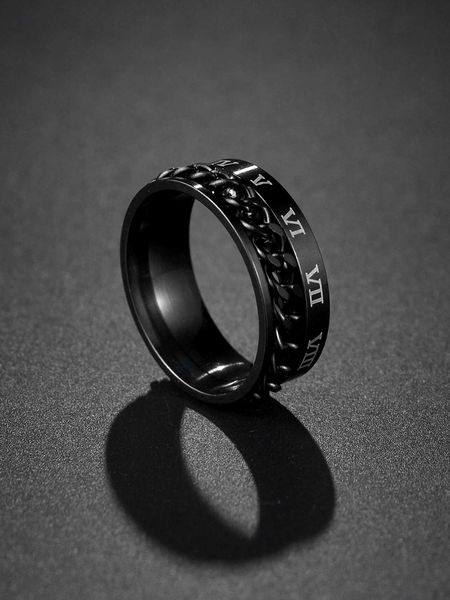 fashionable and popular men chain decor ring stainless steel for jewelry gift and for a stylish look, Silver
fashionable and popular men chain decor ring stainless steel for jewelry gift and for a stylish look, Silver