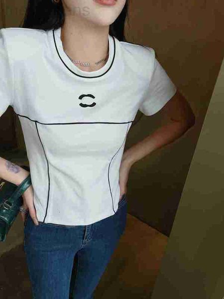 women's t-shirt designer 23ss womens womens clothing t round neck cotton color matching decoration t-shirt women clothes gqn8, White
women's t-shirt designer 23ss womens womens clothing t round neck cotton color matching decoration t-shirt women clothes gqn8, White