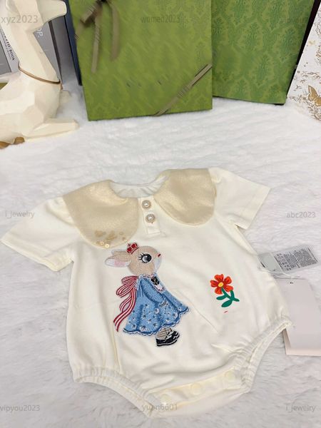 designer baby bodysuit fashion lapel kids jumpsuits cartoon rabbit pattern printing children rompers girl dress multiple product, Blue
designer baby bodysuit fashion lapel kids jumpsuits cartoon rabbit pattern printing children rompers girl dress multiple product, Blue