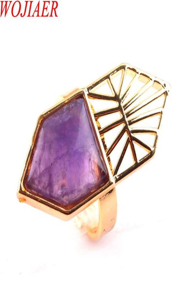wojiaer single natural amethyst gemstone finger ring jewelry women geometric nature stones party rings birthday gift for girls x302704296, Golden;silver
wojiaer single natural amethyst gemstone finger ring jewelry women geometric nature stones party rings birthday gift for girls x302704296, Golden;silver