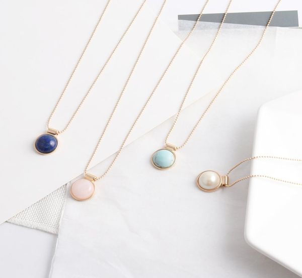 fashion round blue pink quartz turquoise necklace natural stone brand gold plated necklaces for women jewelry gift4827620, Silver
fashion round blue pink quartz turquoise necklace natural stone brand gold plated necklaces for women jewelry gift4827620, Silver