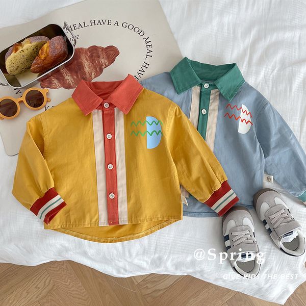 kids shirts 2023 spring girls boys casual long sleeve blouse baby children print shirt 230711, White;black
kids shirts 2023 spring girls boys casual long sleeve blouse baby children print shirt 230711, White;black
