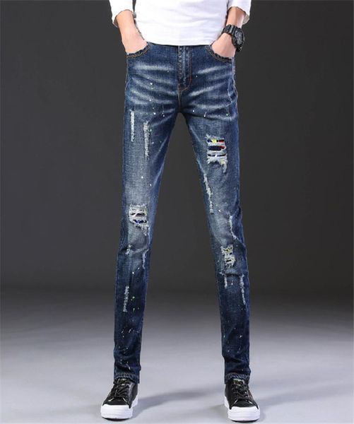 2020 fashion casual jeans mens straight stretch dot craft little feet skinny jens men scratched blue hole denim tide pantses6863374490
2020 fashion casual jeans mens straight stretch dot craft little feet skinny jens men scratched blue hole denim tide pantses6863374490