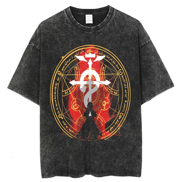 men's tshirts anime fullmetal alchemist cartoon t shirt men manga summer vintage washed 100 cotton tshirt hip hop tee male 230710, White;black
men's tshirts anime fullmetal alchemist cartoon t shirt men manga summer vintage washed 100 cotton tshirt hip hop tee male 230710, White;black