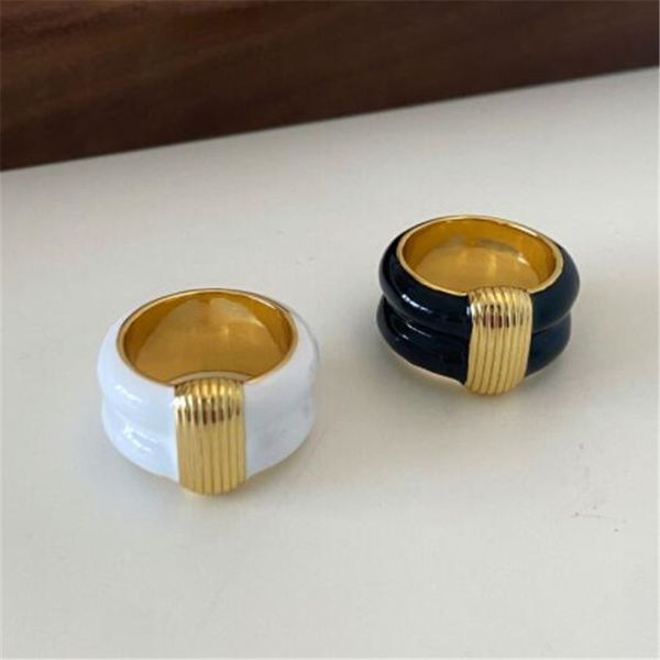 designer ring man woman luxury high end enamel stripe rings classic ring copper party wedding christmas fashion jewelry, Silver
designer ring man woman luxury high end enamel stripe rings classic ring copper party wedding christmas fashion jewelry, Silver