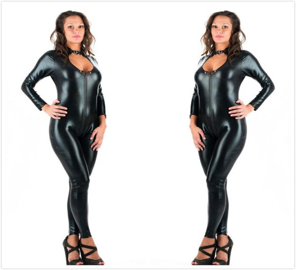 5xl plus size novelty women black faux leather latex catsuit zipper front jumpsuit fancy dress fetish erotic body suit pu4933153
5xl plus size novelty women black faux leather latex catsuit zipper front jumpsuit fancy dress fetish erotic body suit pu4933153