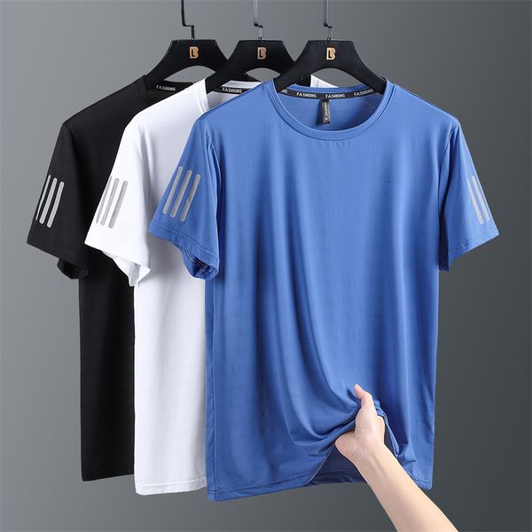 mens tshirts men tshirt short sleeve ice silk pullovers quick dry summer thin breathable fitness tees shirt solid male loose sportswear 230, White;black
mens tshirts men tshirt short sleeve ice silk pullovers quick dry summer thin breathable fitness tees shirt solid male loose sportswear 230, White;black