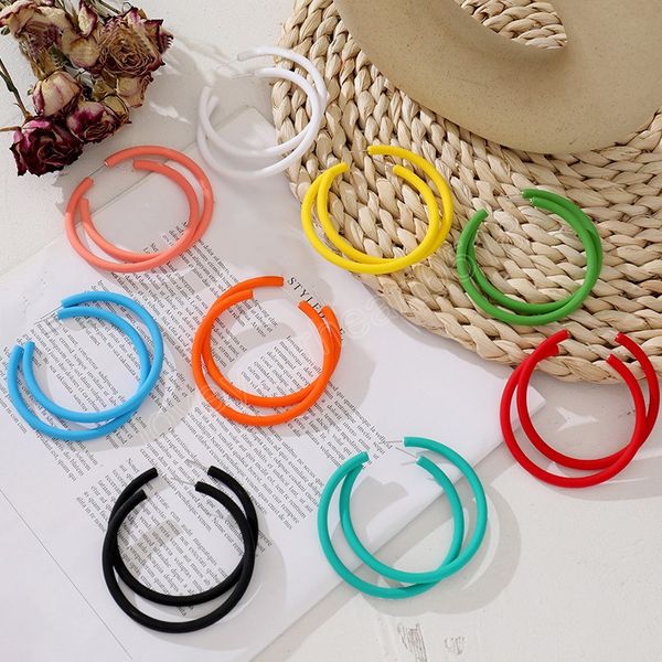 simple big round hoop earrings women geometric plastic exaggerated earrings hyperbole trendy ring earrings jewelry gift girl, Golden;silver
simple big round hoop earrings women geometric plastic exaggerated earrings hyperbole trendy ring earrings jewelry gift girl, Golden;silver