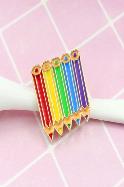 color pencil purple blue green red yellow personality creative brooch cute cartoon special tide new lapels denim badge6868425, Gray
color pencil purple blue green red yellow personality creative brooch cute cartoon special tide new lapels denim badge6868425, Gray