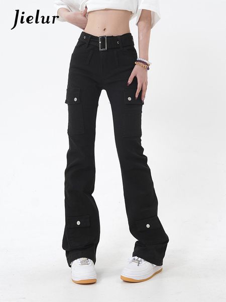 skirts jielur fashion slim black jeans american style ins solid color chic buttons female flare pants full length casual women s 230711
skirts jielur fashion slim black jeans american style ins solid color chic buttons female flare pants full length casual women s 230711