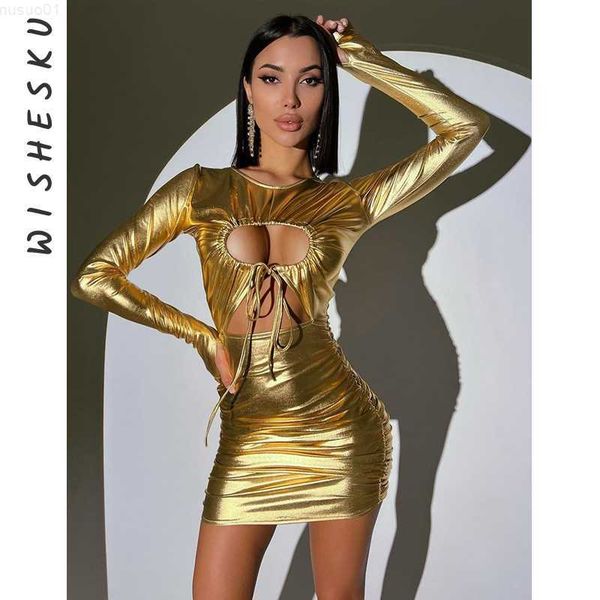 urban dresses hollow out drstring ruched bodycon mini dress women long sleeve night club party clothes 2023 spring fall birthday gift l23071, White;black
urban dresses hollow out drstring ruched bodycon mini dress women long sleeve night club party clothes 2023 spring fall birthday gift l23071, White;black