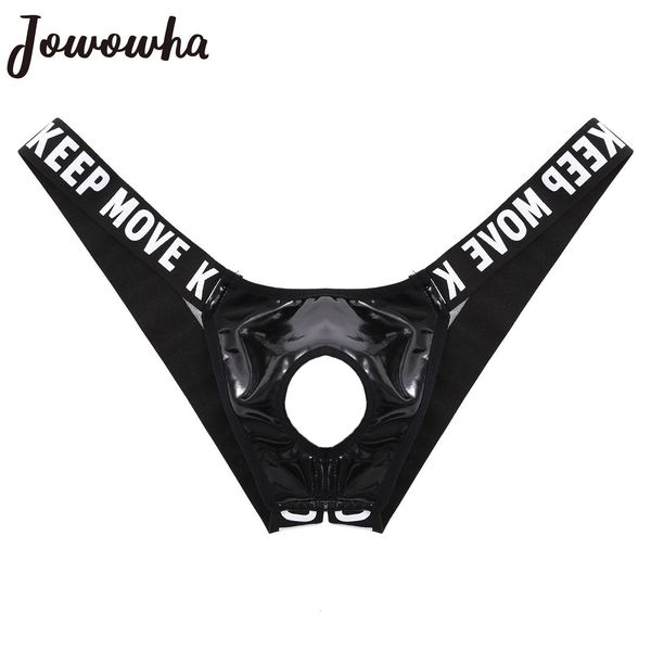 briefs panties mens patent leather lingerie hollow out bulge pouch latex panties jockstrap t-back letter print waistband thongs underwear 23, Red;black
briefs panties mens patent leather lingerie hollow out bulge pouch latex panties jockstrap t-back letter print waistband thongs underwear 23, Red;black