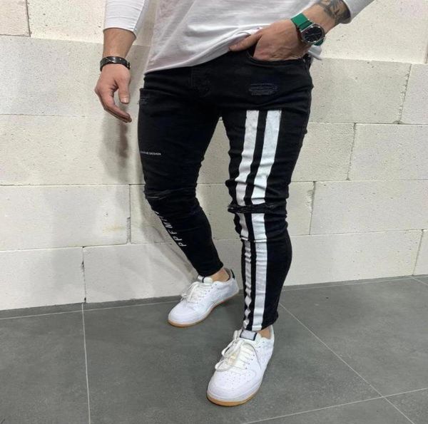 trendy men skinny jeans biker destroyed frayed fit denim ripped denim pants side stripe pencil pants hip hop streetwear8805424, Blue
trendy men skinny jeans biker destroyed frayed fit denim ripped denim pants side stripe pencil pants hip hop streetwear8805424, Blue