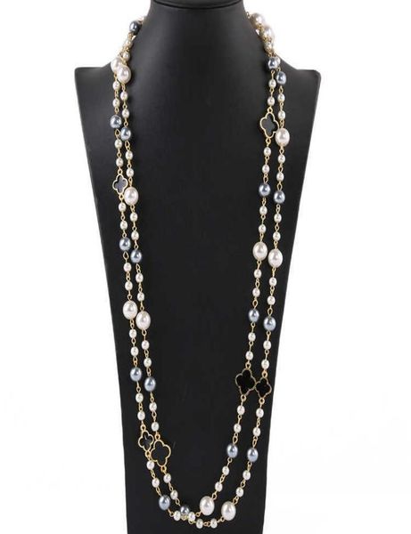 designer classic vintage clover flower bright pearl multi layer long sweater statement necklace for woman elegant locket necklaces7311205, Black
designer classic vintage clover flower bright pearl multi layer long sweater statement necklace for woman elegant locket necklaces7311205, Black