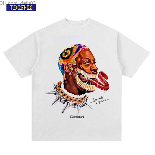 men's t-shirts hip-hop streetwear retro portrait tshirt men oversize dennis rodman t shirt cotton mens short sleeve vintage tshirt z230, White;black
men's t-shirts hip-hop streetwear retro portrait tshirt men oversize dennis rodman t shirt cotton mens short sleeve vintage tshirt z230, White;black