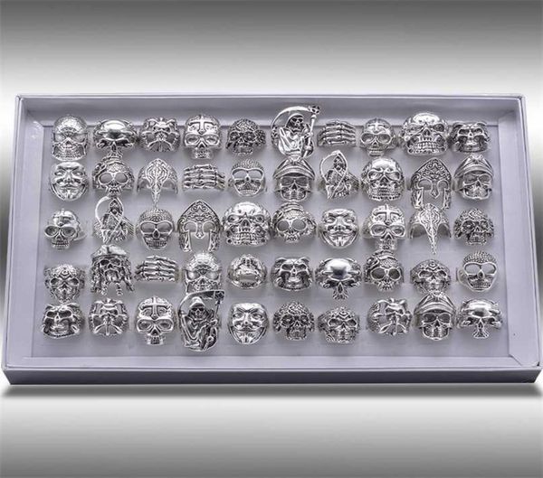 20pcs skull ring punk vintage skeleton rings goldblack mens mixed rings jewelry whole lots party gift 2110121775468, Silver
20pcs skull ring punk vintage skeleton rings goldblack mens mixed rings jewelry whole lots party gift 2110121775468, Silver