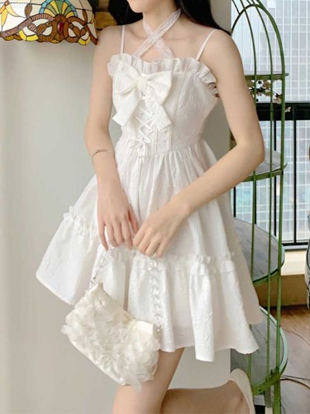 urban dresses 2022 summer white lolita mini dress women kaii clothing vintage fairy strap dress female casual elegant one piece dress korean, White;black
urban dresses 2022 summer white lolita mini dress women kaii clothing vintage fairy strap dress female casual elegant one piece dress korean, White;black