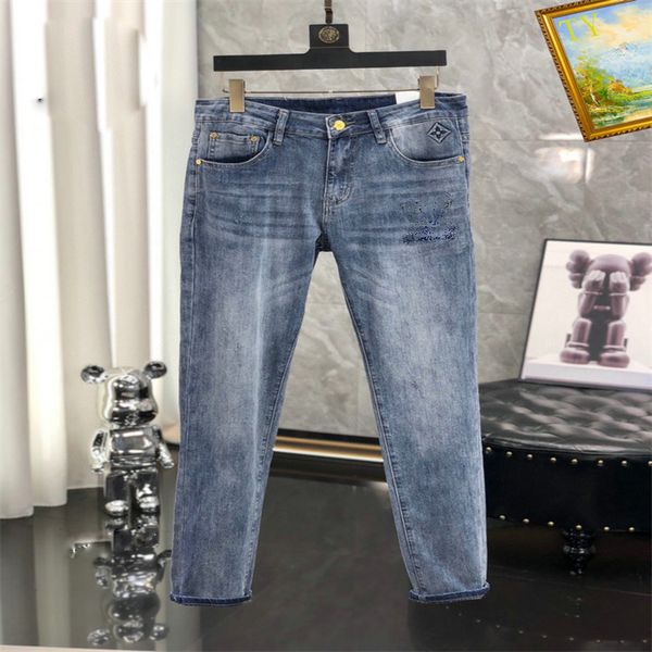 #1 luxurys designers jeans distressed france fashion pierre straight men's biker hole stretch denim casual jean men skinny pants elasti, Blue
#1 luxurys designers jeans distressed france fashion pierre straight men's biker hole stretch denim casual jean men skinny pants elasti, Blue