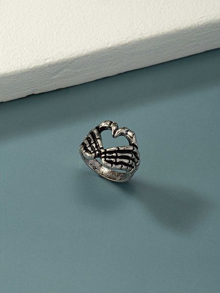 1pc fashion skeleton hand design ring for men for daily decoration for jewelry gift and party, Silver
1pc fashion skeleton hand design ring for men for daily decoration for jewelry gift and party, Silver