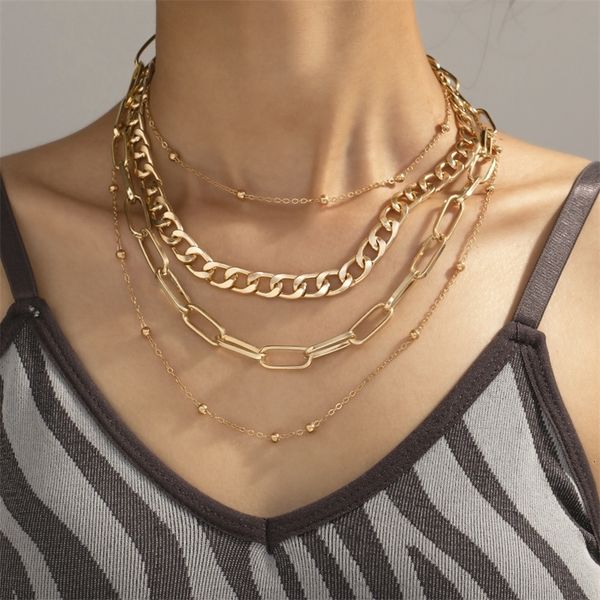 strands strings retro alloy multilayer necklace for women sweater chain 230710, Black
strands strings retro alloy multilayer necklace for women sweater chain 230710, Black