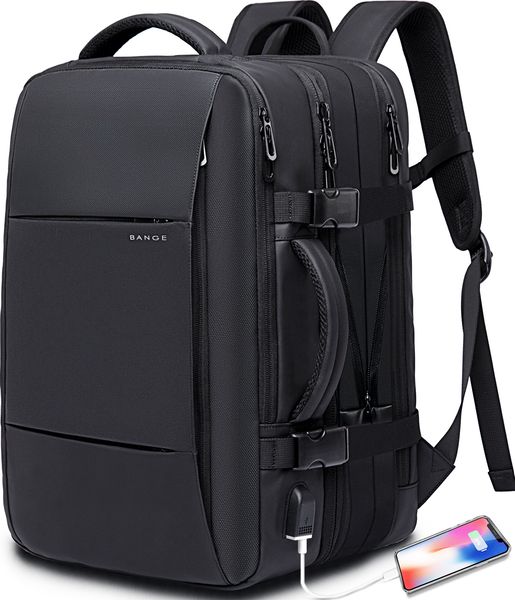 school bags bange 156 inch black membrane large capacity backpacks usb interface for charging bag men's backpack 230710 
school bags bange 156 inch black membrane large capacity backpacks usb interface for charging bag men's backpack 230710