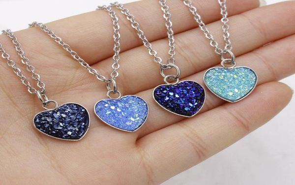 16colors fashion women039s heart crystals gem resin druzy stainless steel pendant necklace jewelry gift pendant necklace2121339, Silver
16colors fashion women039s heart crystals gem resin druzy stainless steel pendant necklace jewelry gift pendant necklace2121339, Silver