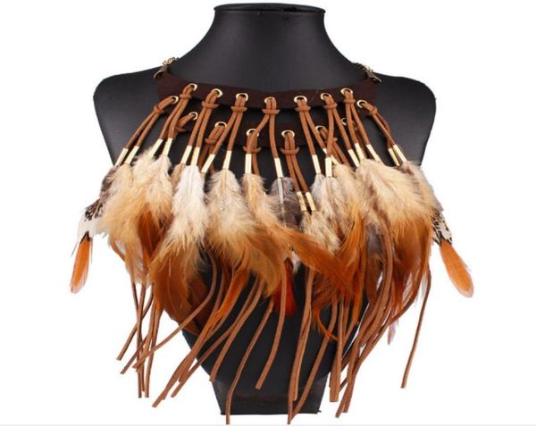 blingbling brand design model show jewelry soft exaggerated alloy necklace fashionable bohemian style feather necklac6103368, Silver
blingbling brand design model show jewelry soft exaggerated alloy necklace fashionable bohemian style feather necklac6103368, Silver